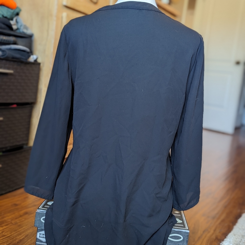 Express, small, long sleeve blouse